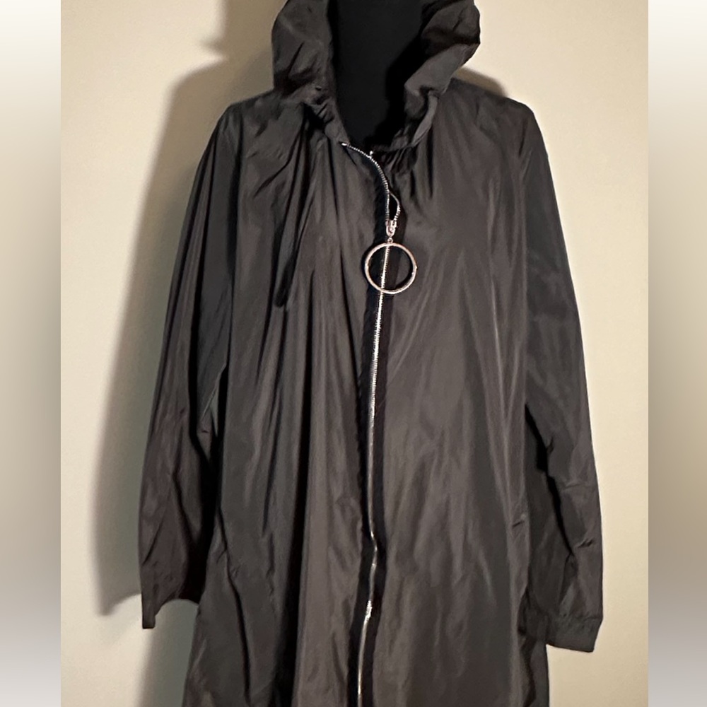 Olive Green Lightweight Raincoat Full Length Coat